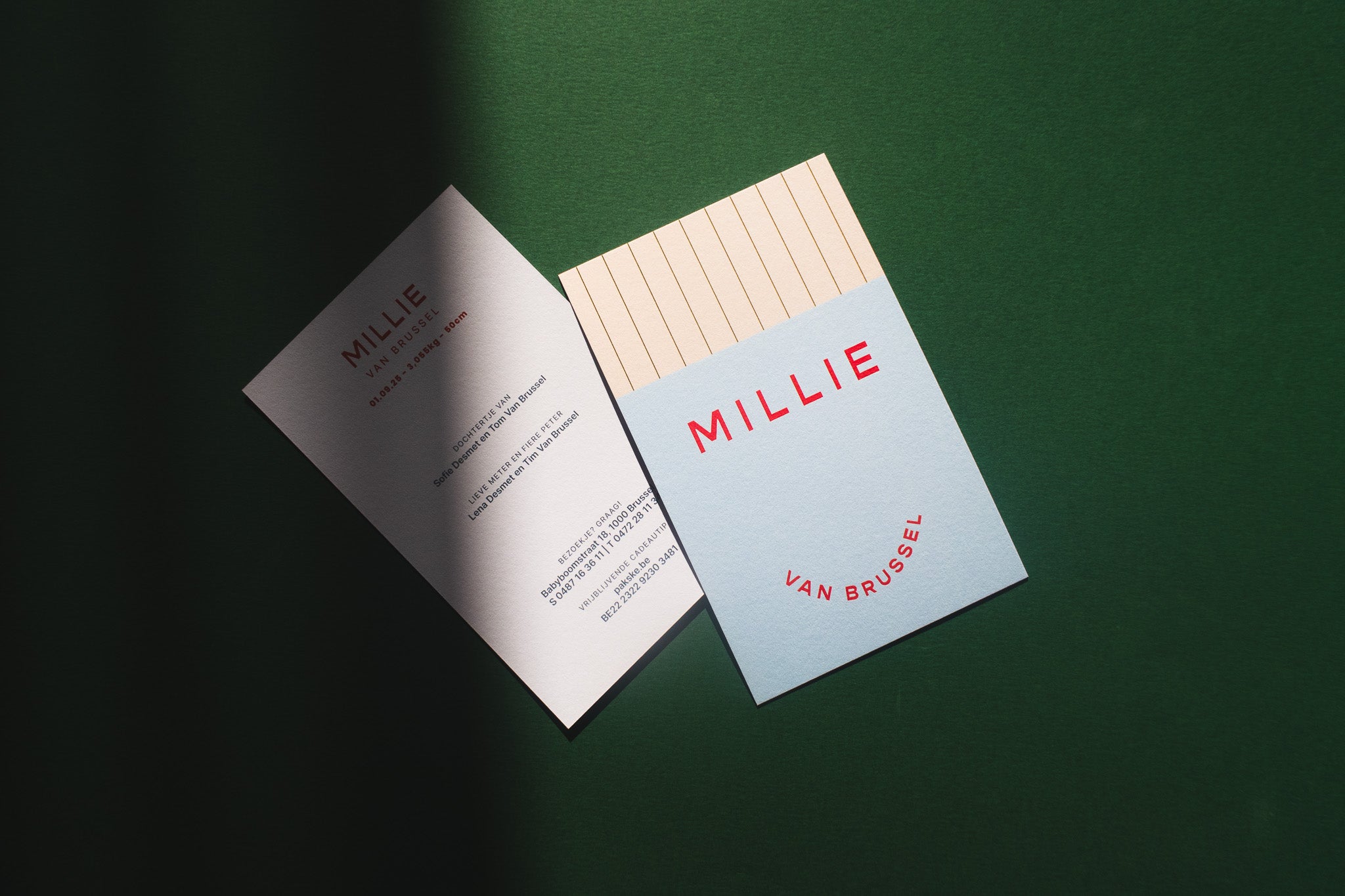 Geboortekaart Millie