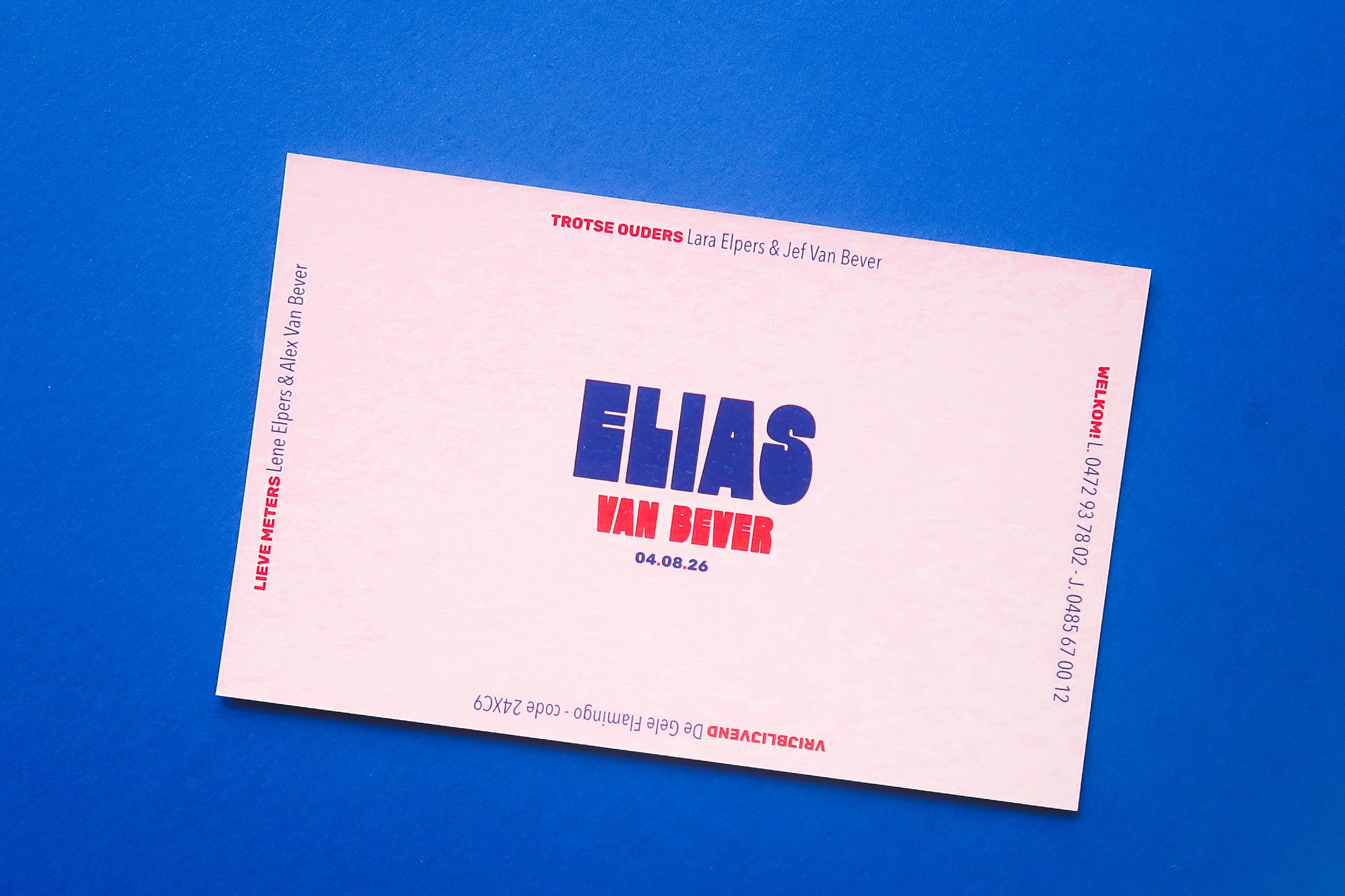 Bowie-Geburtsanzeige