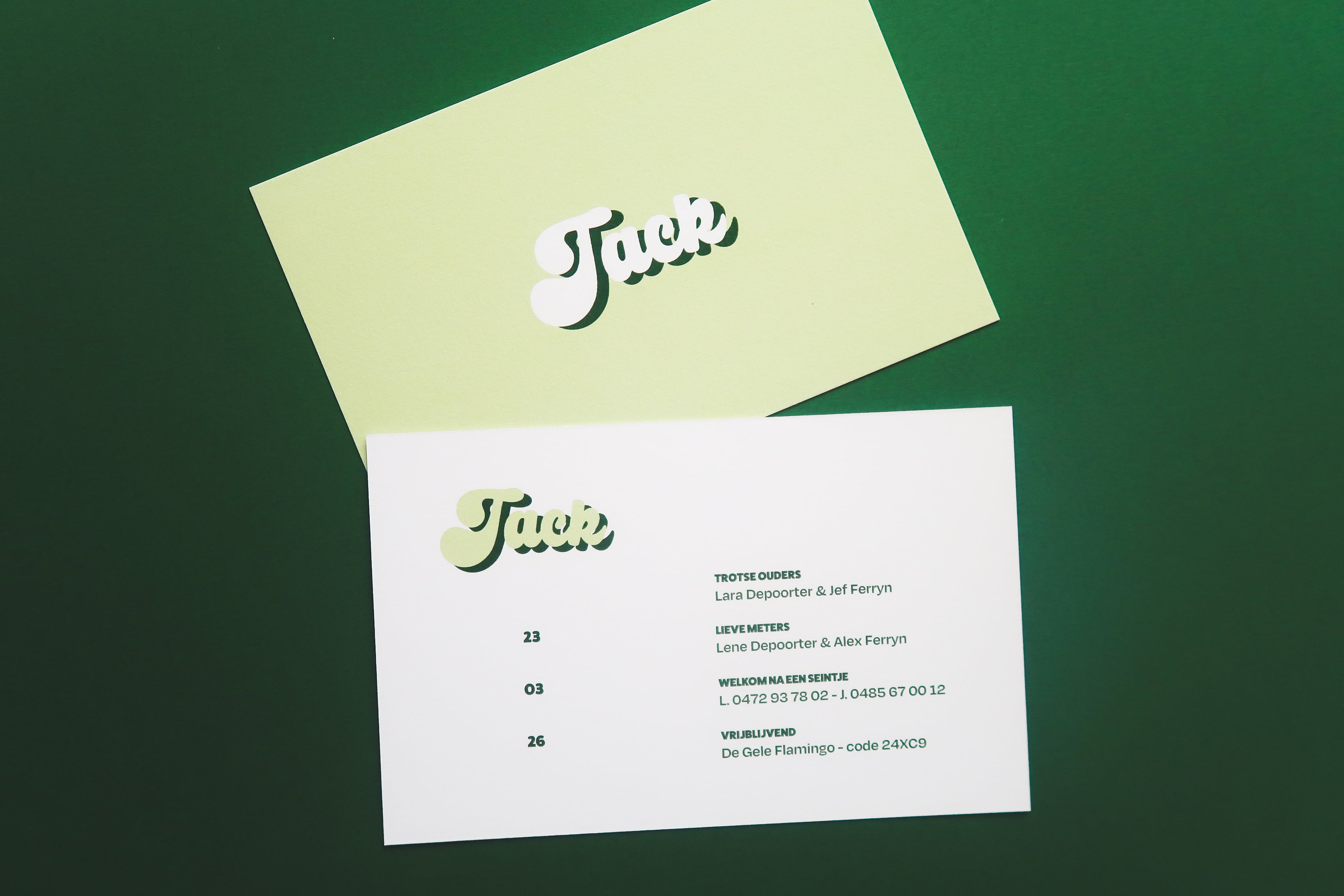 Bowie-Geburtsanzeige