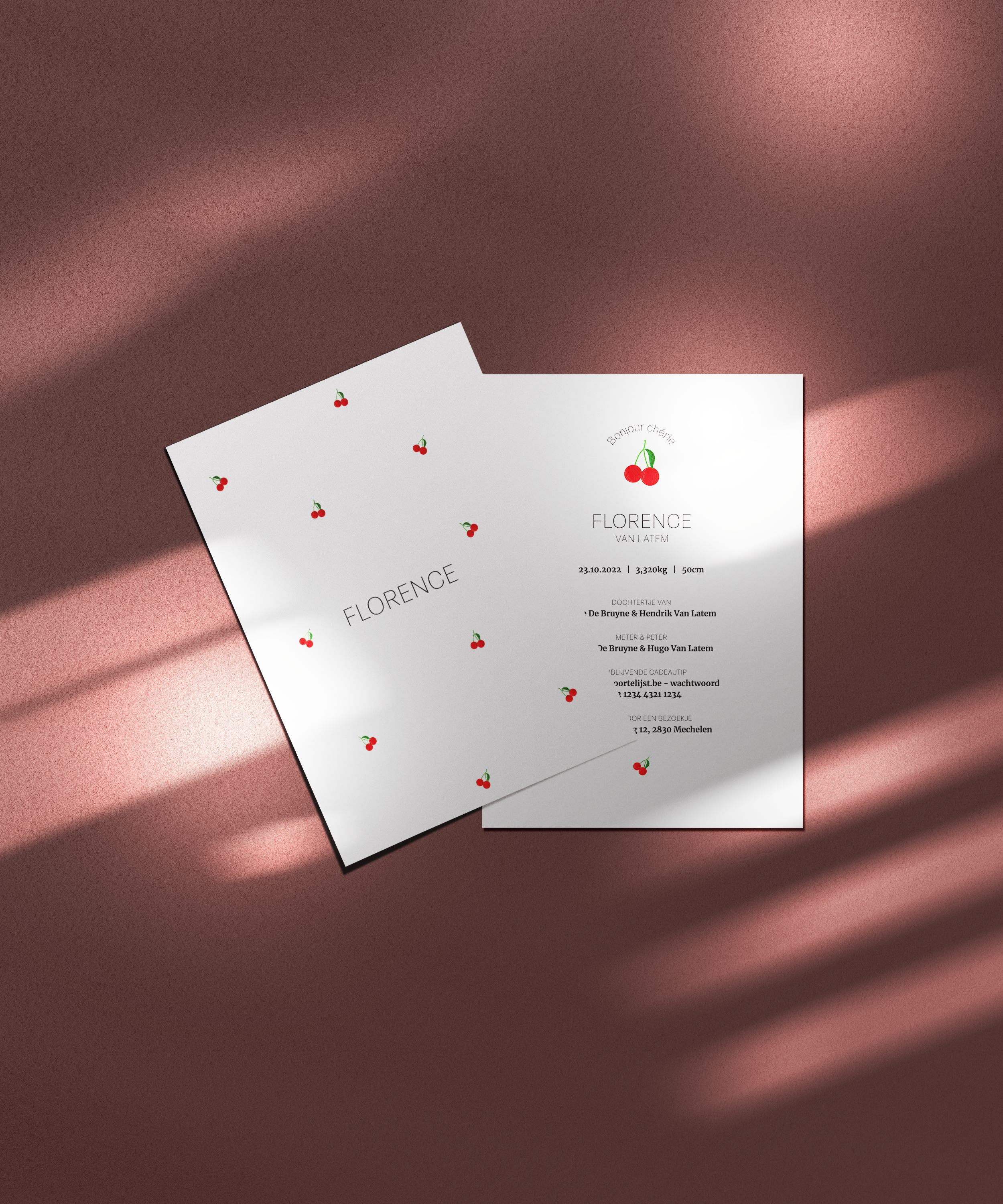 Geburtskarte Florenz