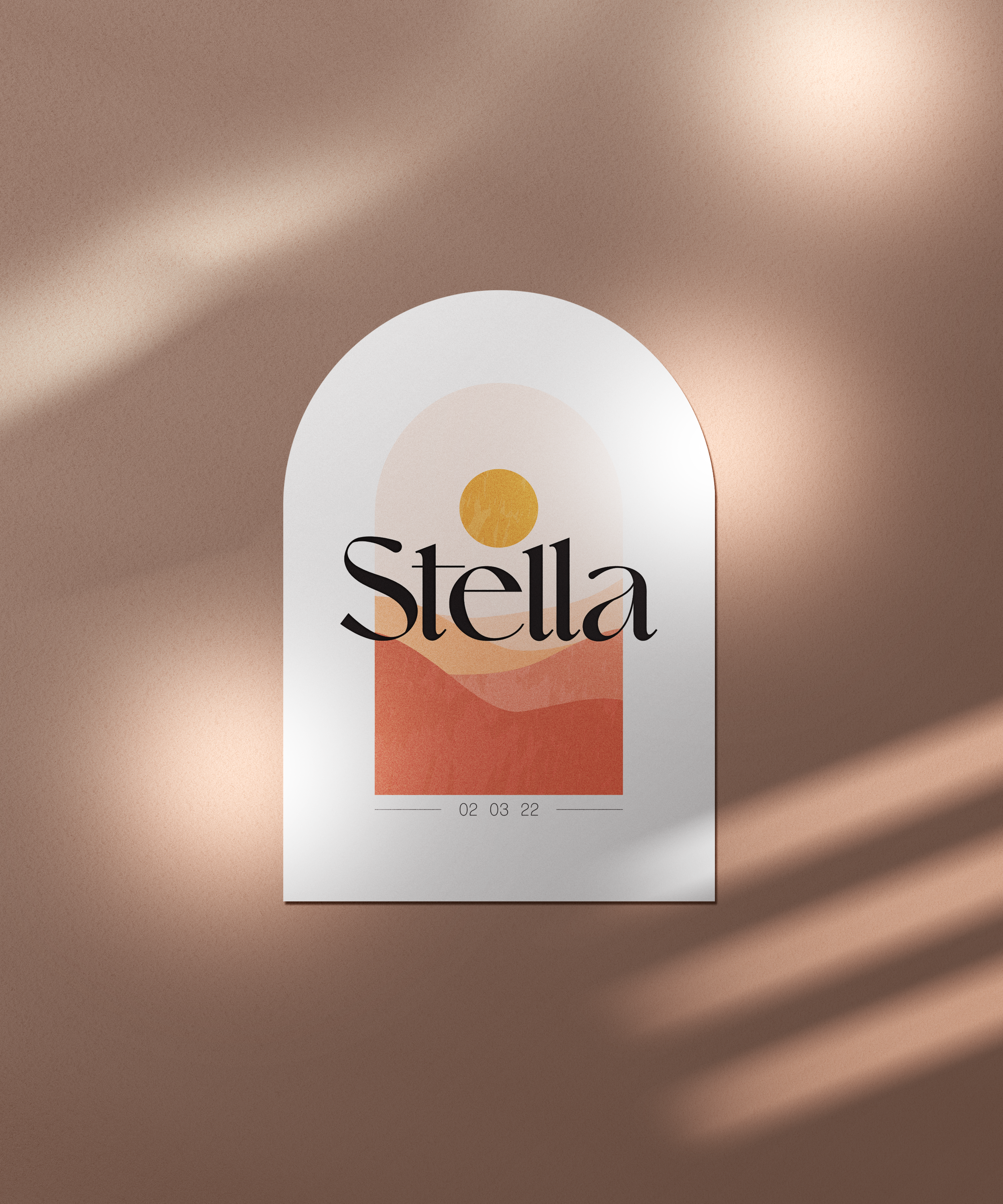 Geburtskarte Stella