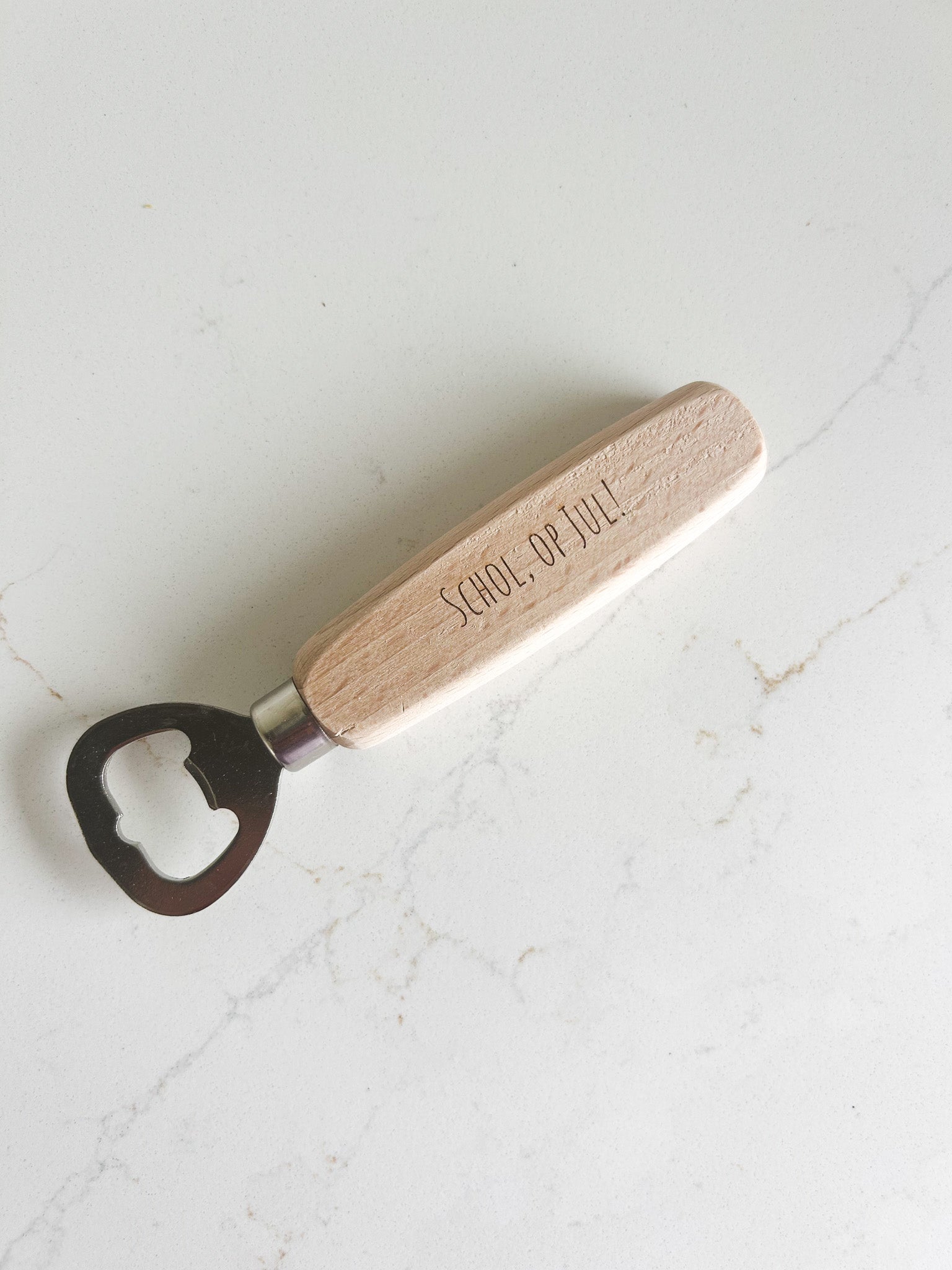 Flaschenöffner aus Holz (10 Stk.) personalisiert