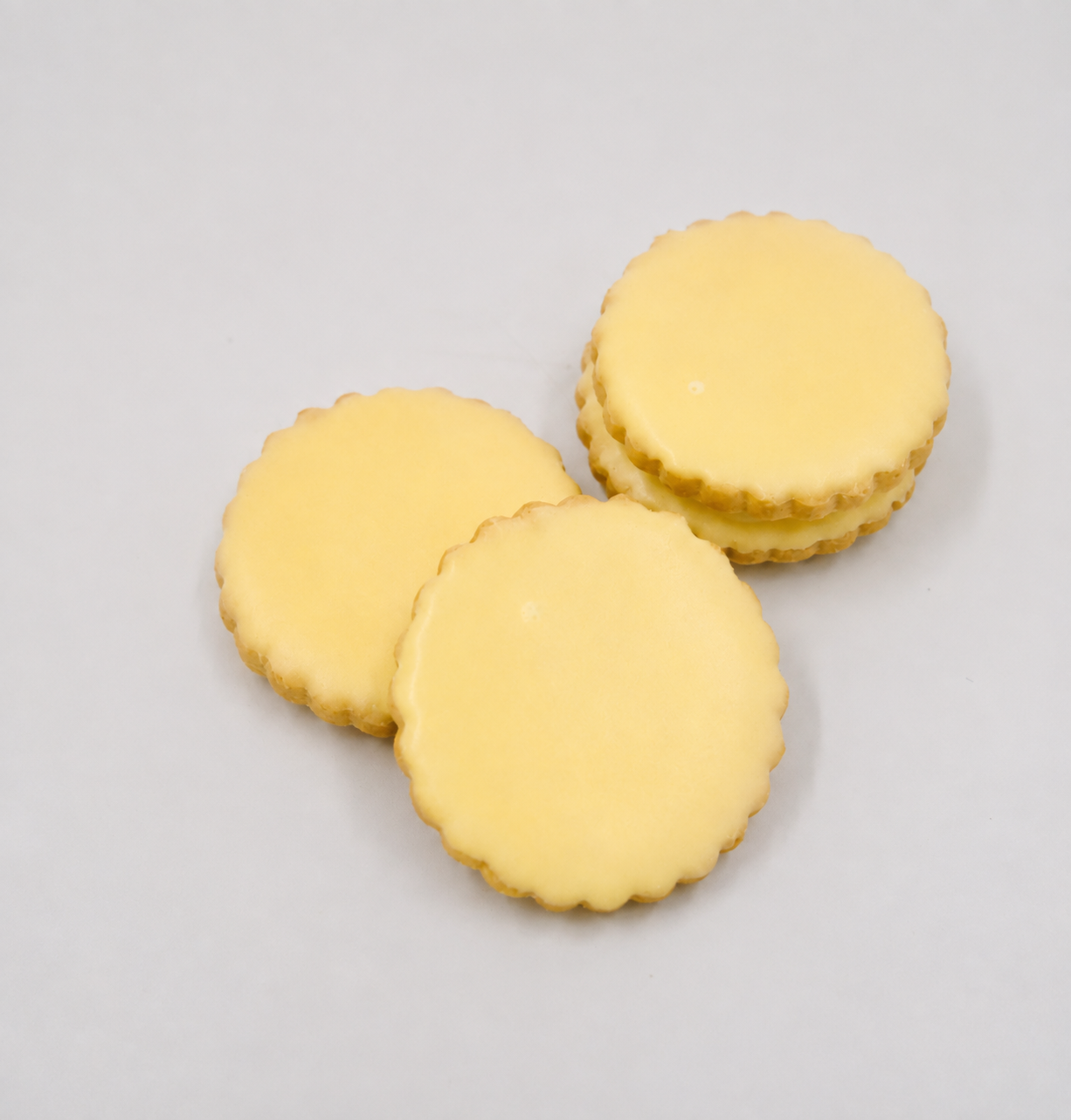 Ronde koekjes geel