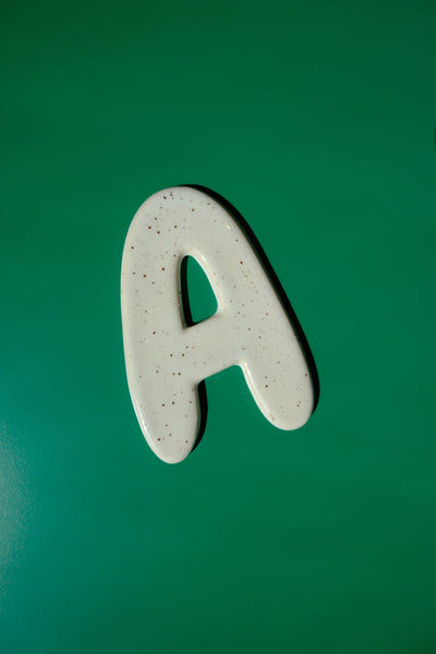 Keramische letter A