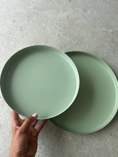 Rundes Tablett