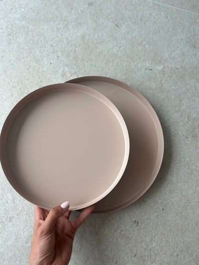 Rundes Tablett