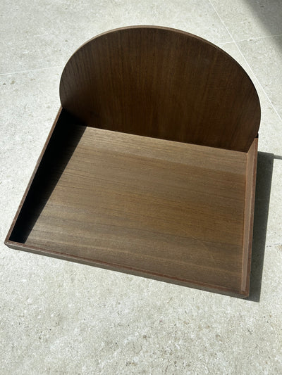 Dienblad donker hout
