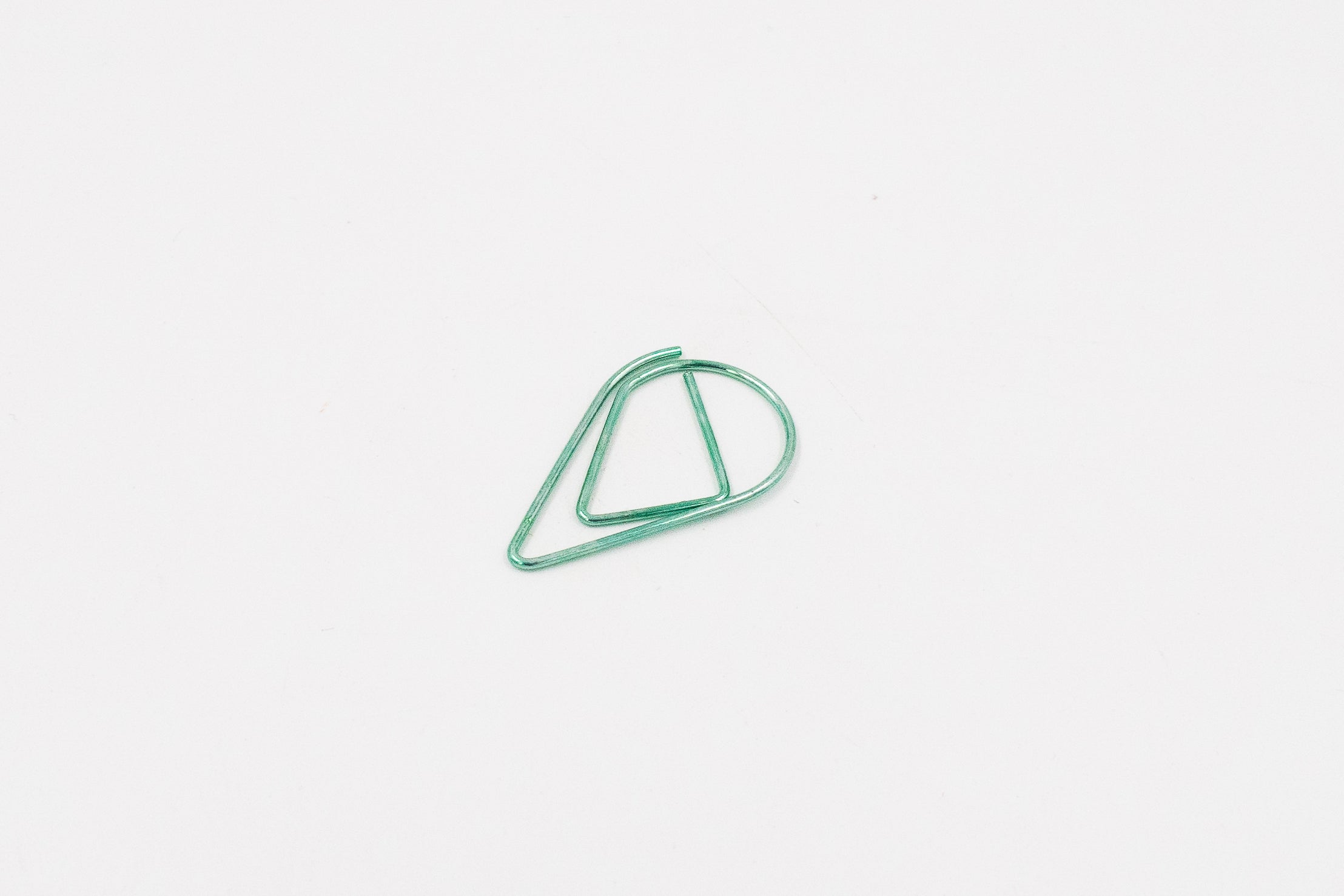 Paperclip druppel groen