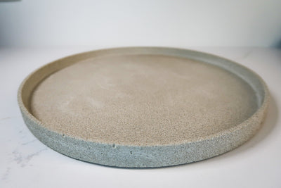 Ronde plateau cement