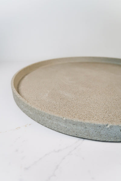 Ronde plateau cement
