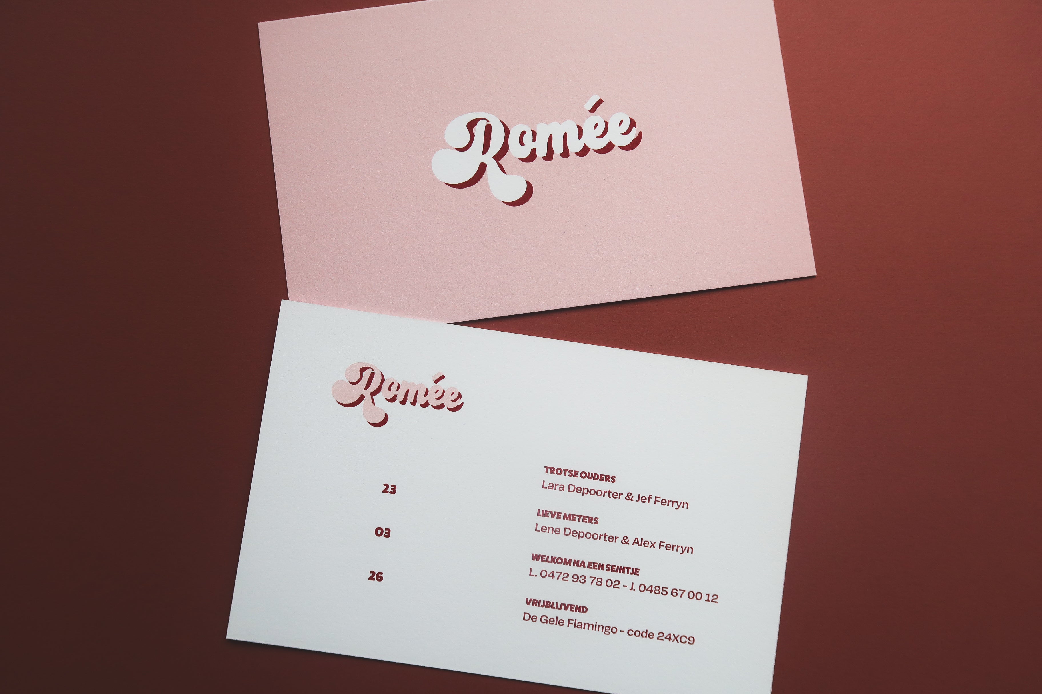 Geboortekaart Romée