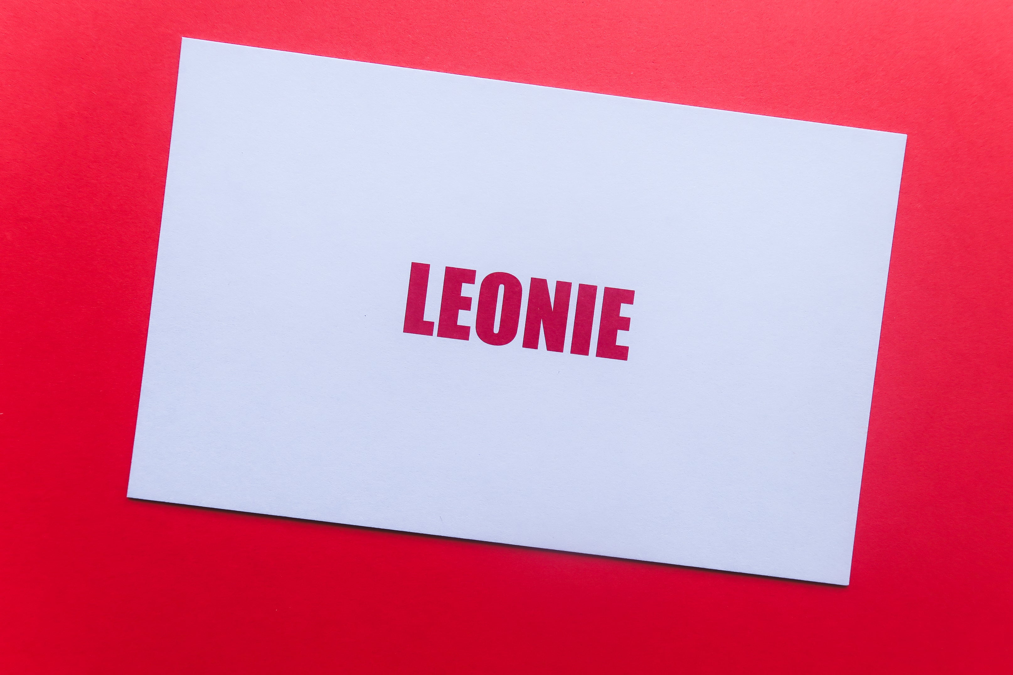 Geboortekaart Leonie