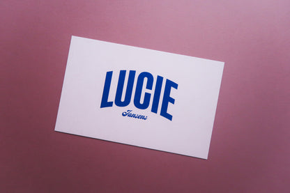 Geboortekaart Lucie