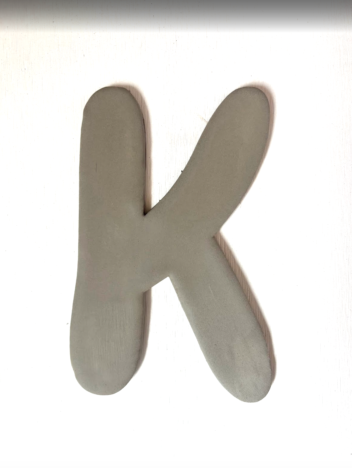 Keramische letter K