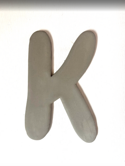 Keramische letter K