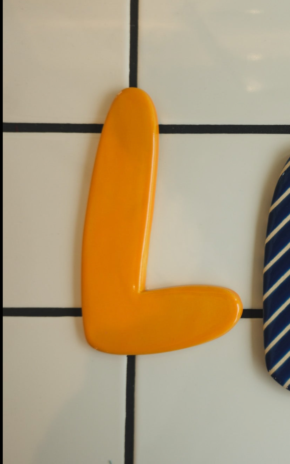Keramische letter L