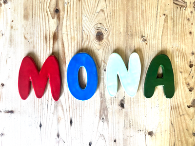 Keramische letter N