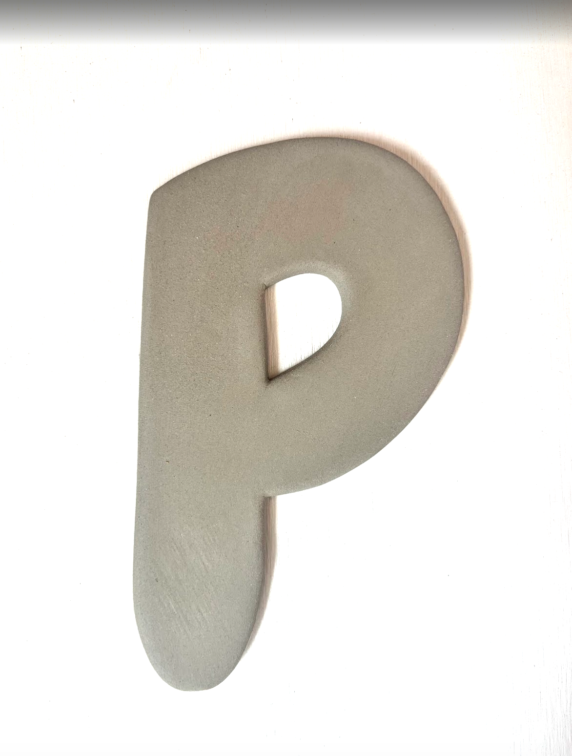 Keramische letter P
