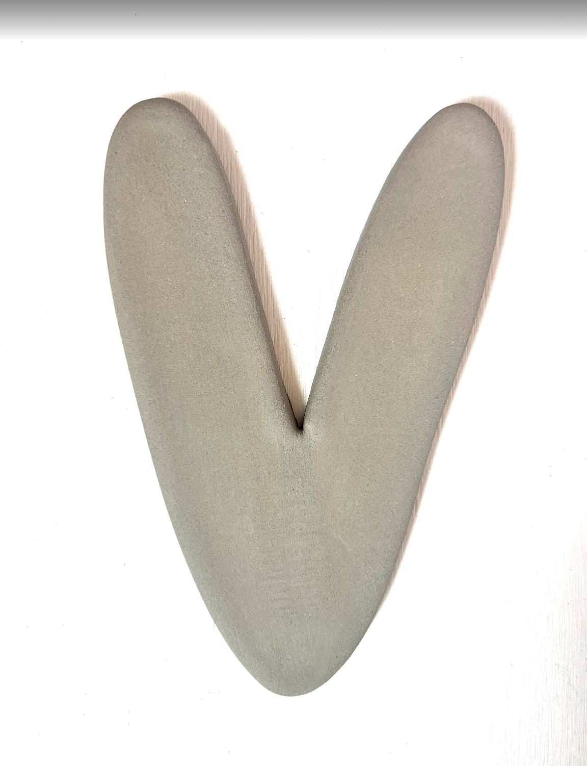 Keramische letter V