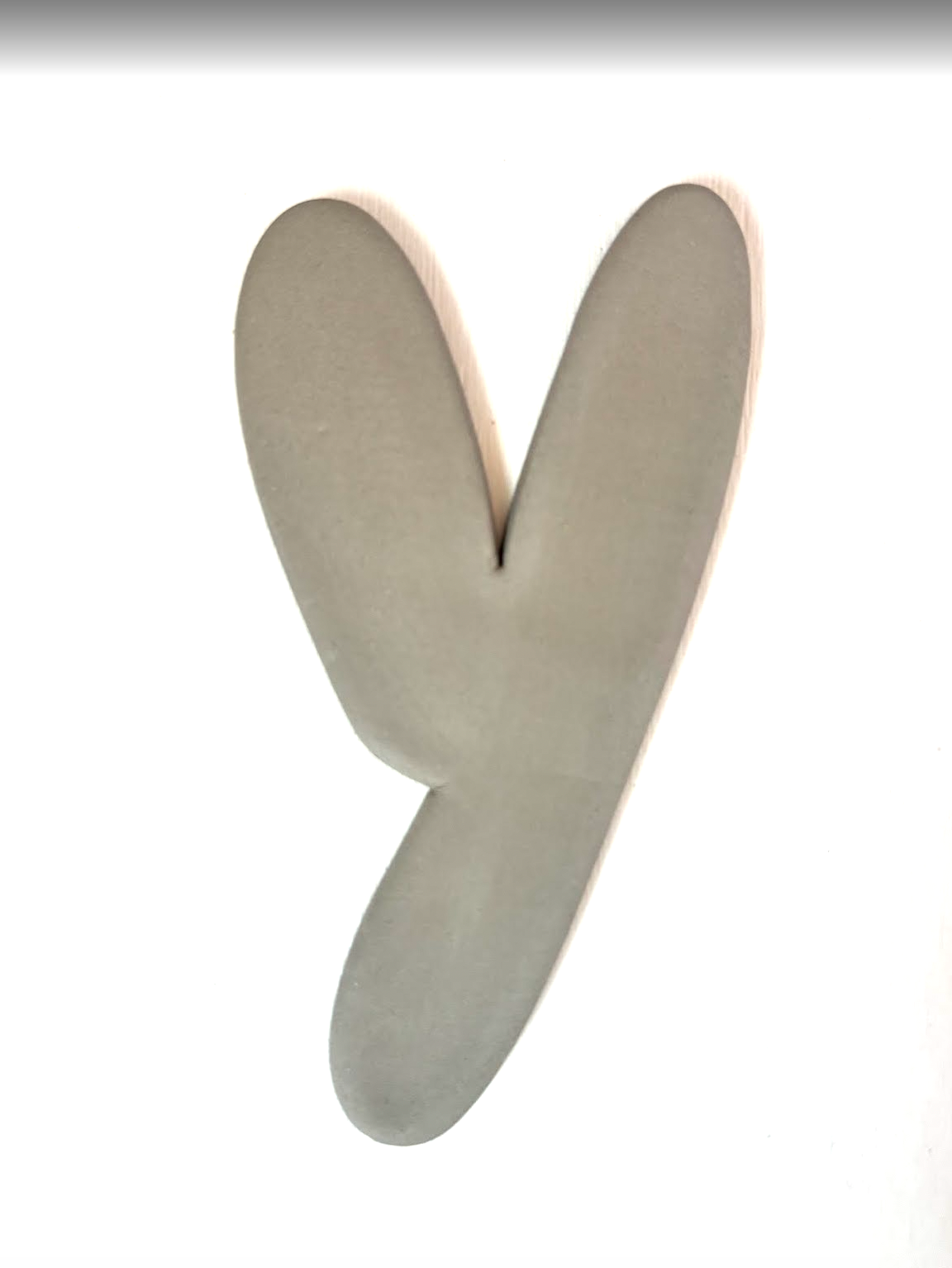 Keramische letter Y