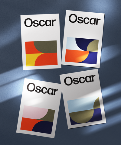 Geburtskarte Oscar